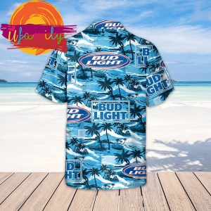 Bud Light Sea Island Pattern Hawaii Shirts 3