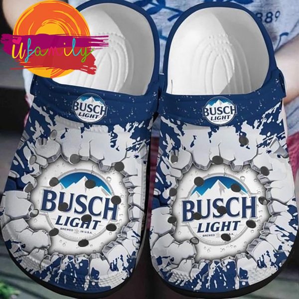 Busch Light Beer Crocs Clogs Shoes