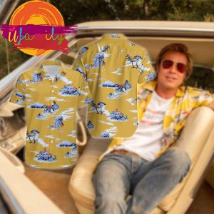 Cliff Booth Once Up On A Time Summer Hawaii Mens Shirt 1