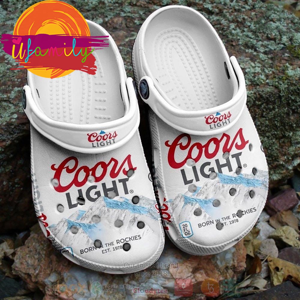 Coors Light Beer Cool Crocs