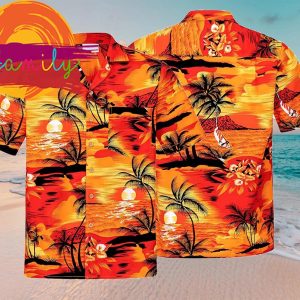 Custom Coconut Tree Skull Summer Hawaii Mens Shirt 1