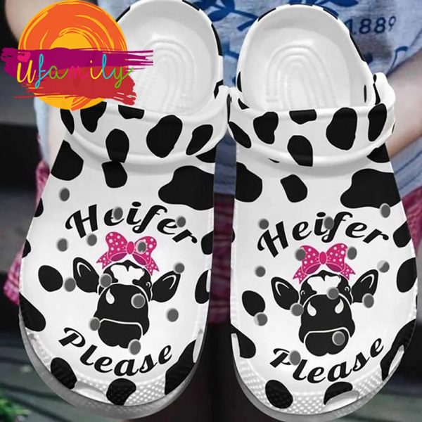 Custom Cow Crocs Clogs Shoes