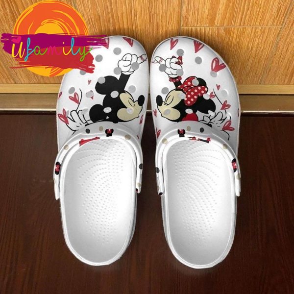 Cute Mickey Minnie Mouse Crocs Crocband Clogs