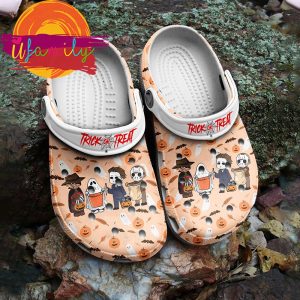 Cute Trick Or Treat Horror Movie Halloween Crocs Classic Clogs Shoes