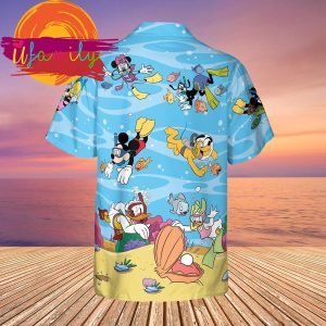 Disney Dive Mickey And Minnie Mouse Funny Hawaiian Shirts 2