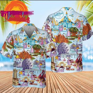 Disney Figment Funny Hawaiian Shirts 1