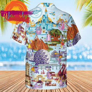 Disney Figment Funny Hawaiian Shirts 3