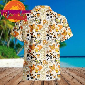 Disney Halloween Snacks Vacation Funny Hawaiian Shirts 3