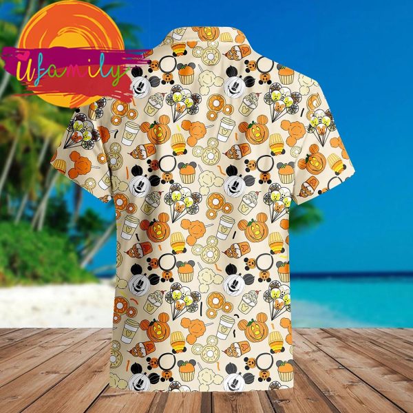 Disney Halloween Snacks Vacation Funny Hawaiian Shirts