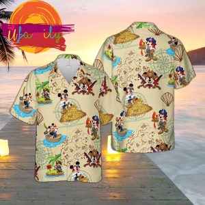 Disney Mickey And Friends Space Mountain Vintage Retro Funny Hawaiian Shirts