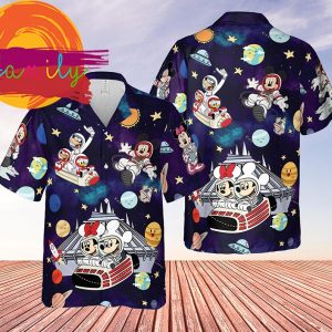 Disney Mickey And Friends Summer Retro Funny Hawaiian Shirts