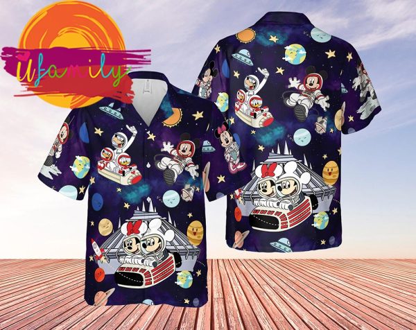 Disney Mickey And Friends Summer Retro Funny Hawaiian Shirts