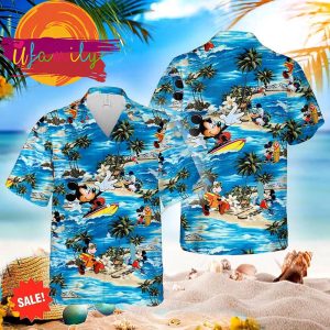 Disney Mickey Funny Hawaiian Shirts Summer Trip Family