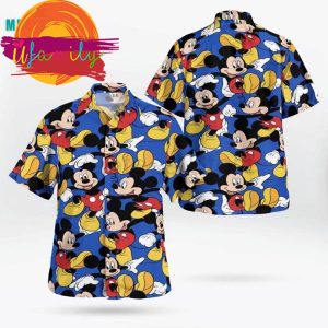 Disney Mickey Mouse Floral Aloha Funny Hawaiian Shirts