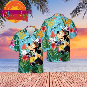 Disney Mickey Mouse Hawaiian Vacation Shirt