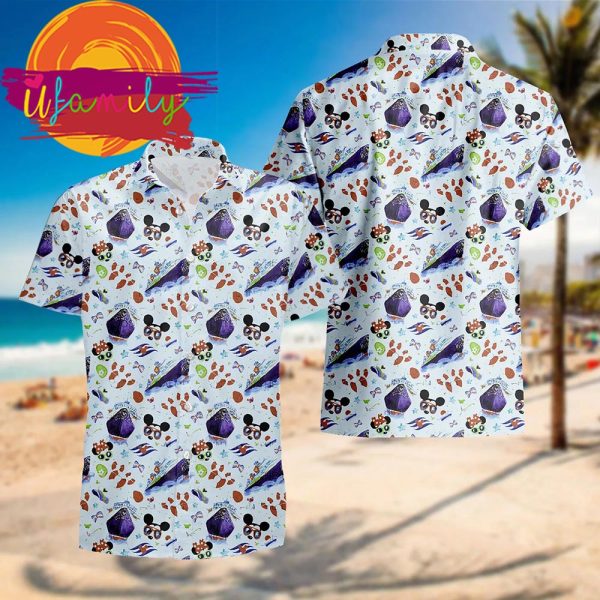 Disney Mickey Mouse Minnie Cruise Funny Hawaiian Shirts