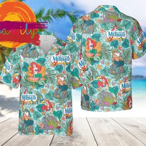 Disney The Little Mermaid Princess Women Hawaiian Shirt 1