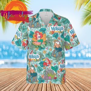 Disney The Little Mermaid Princess Women Hawaiian Shirt 2