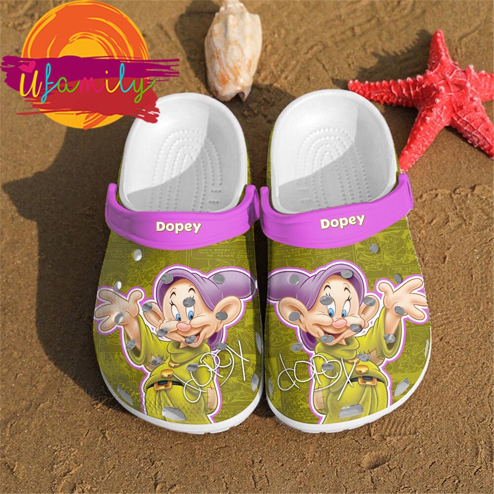 Dopey 7 Dwarfs Disney Crocs