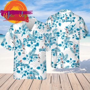 Dr Seuss Hawaiian Flowers Pattern Beach Shirt 1