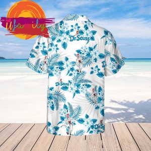 Dr Seuss Hawaiian Flowers Pattern Beach Shirt 3