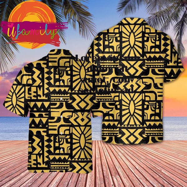 Eleven Yellow Men Hawaiian Shirt