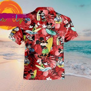 Floral Disney Mickey Hawaii Summer Men Hawaiian Shirt 3