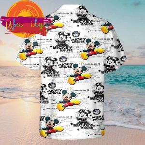 Floral Summer Disney Mickey Men Hawaiian Shirt 3