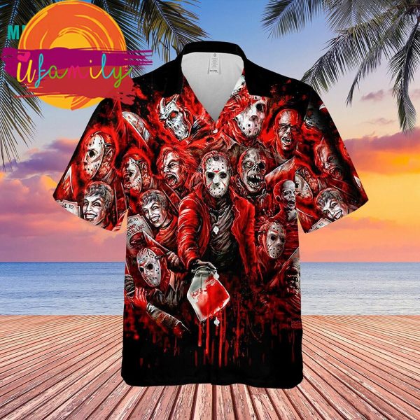 Friday 13th Jason Voorhees Horror Unisex Men Hawaiian Shirt