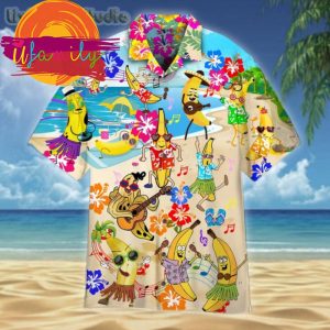 Fruit Funny Banana Lover Men Hawaiian Shirt