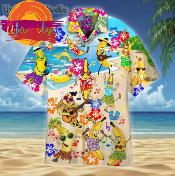 Fruit Funny Banana Lover Men Hawaiian Shirt