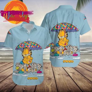 Funny Garfield Cat Hawaiian Shirt 1
