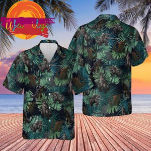 Godzilla Vacation Hawaiian Beach Shirts
