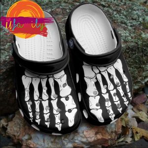 Halloween Costumes Skeleton Feet Crocs Classic Clogs Shoes