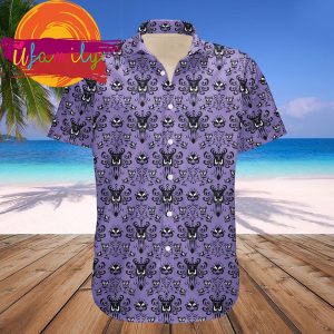 Haunted Mansion Hawaiian Beach Shirts 1