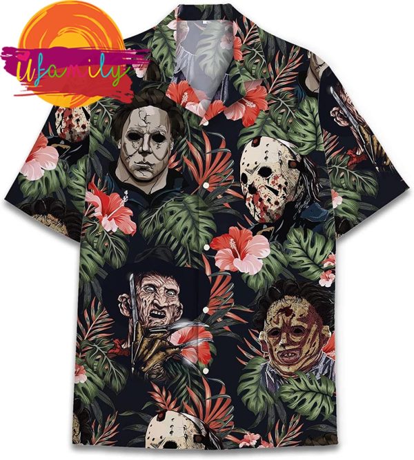 Horror Halloween Hawaiian 3D Hawaii Shirt