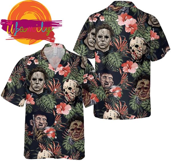 Horror Halloween Hawaiian 3D Hawaii Shirt