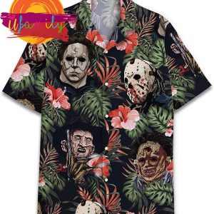 Horror Halloween Hawaiian Hawaii Shirt