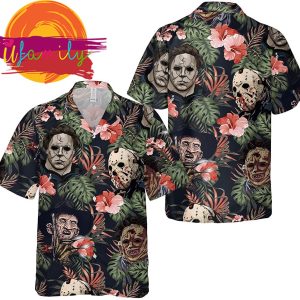 Horror Halloween Hawaiian Hawaii Shirt 3