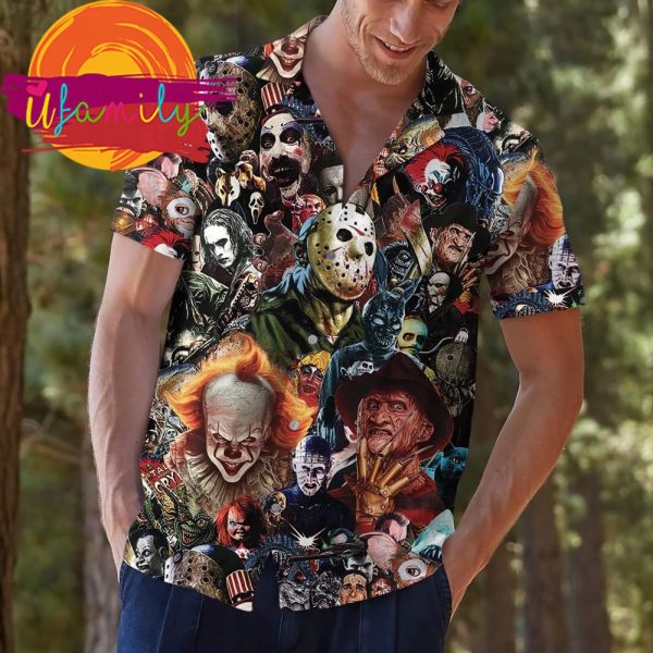 Horror Halloween Hawaiian Shirt