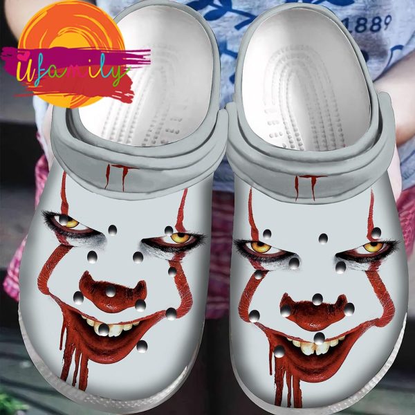 IT Pennywise Halloween Crocs Classic Clogs Shoes