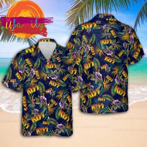 Kiss Rock Music Hawaiian Shirts For men