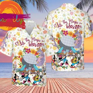 Let The Magic Blossom Disney Epcot Flower And Garden Hawaiian Shirts For men
