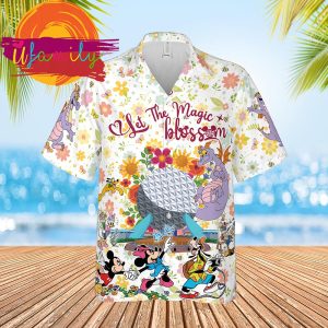 Let The Magic Blossom Disney Epcot Flower And Garden Hawaiian Shirts For men 3
