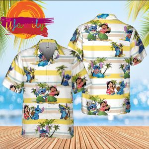 Lilo And Stitch Disney Vacation Holiday Hawaiian Shirts For men