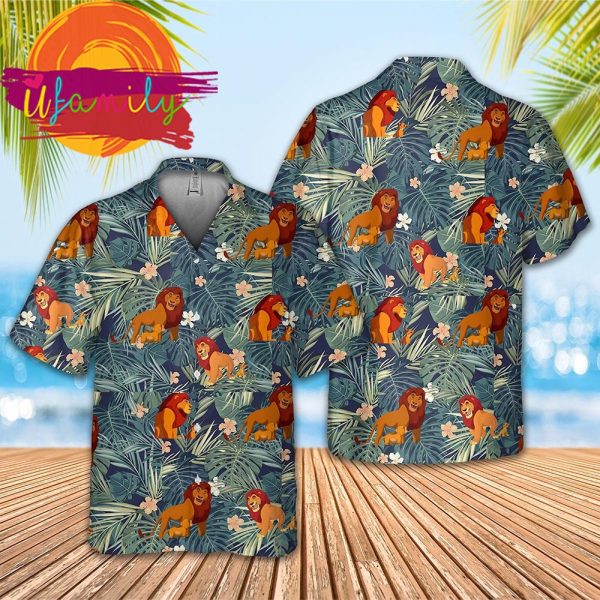 Lion King Hawaiian Shirts For men