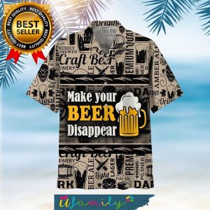 Make Your Beer Disappear High Fashion Men Hawaiian Shirt