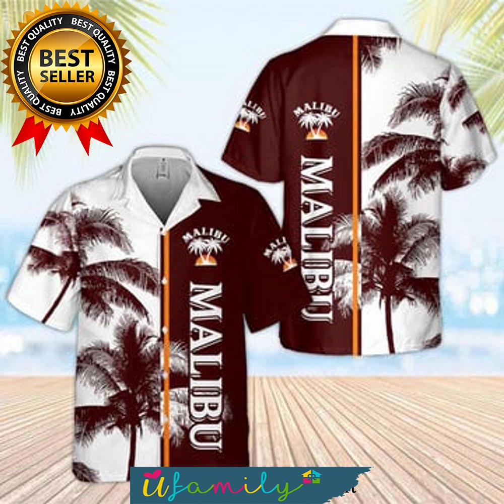 Malibu Rum New Style Full Print Men Hawaiian Shirt