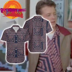 Marty McFly Back To The Future Summer Hawaiian Shirts For men 1