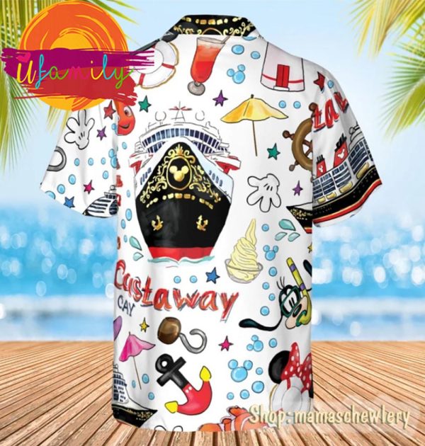 Matching Disney Cruise Disneyland Mickey And Friends Hawaiian Shirts For men